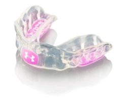 Clear Pink Under Armour Mouthguard